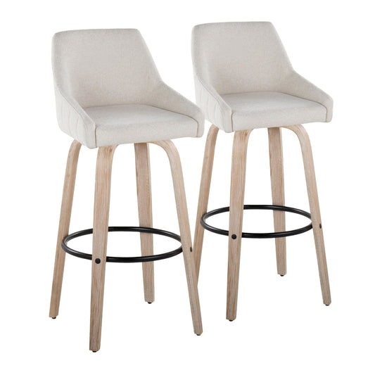 Majestic Office Furniture 30" Fixed-Height Barstool - Set of 2
