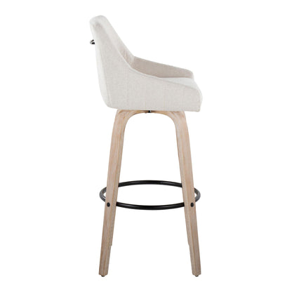 Majestic Office Furniture 30" Fixed-Height Barstool - Set of 2