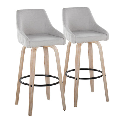 Majestic Office Furniture 30" Fixed-Height Barstool - Set of 2