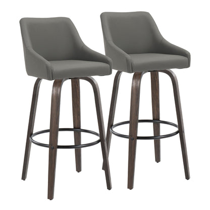 Majestic Office Furniture 30" Fixed-Height Barstool - Set of 2