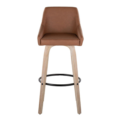 Majestic Office Furniture 30" Fixed-Height Barstool - Set of 2