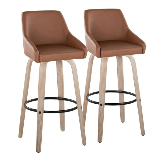 Majestic Office Furniture 30" Fixed-Height Barstool - Set of 2