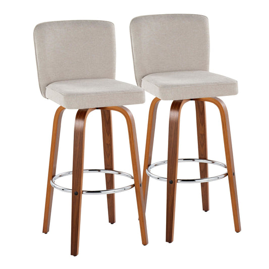 Majestic Office Furniture 30" Fixed-Height Barstool - Set of 2