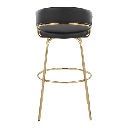 Majestic Office Furniture 30" Fixed-Height Barstool - Set of 2