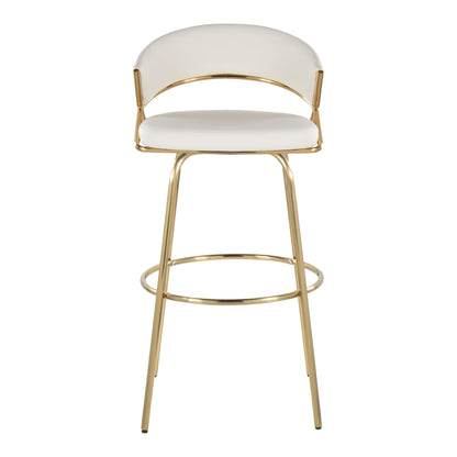 Majestic Office Furniture 30" Fixed-Height Barstool - Set of 2