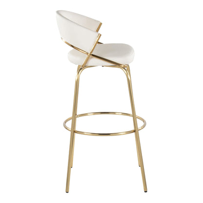 Majestic Office Furniture 30" Fixed-Height Barstool - Set of 2