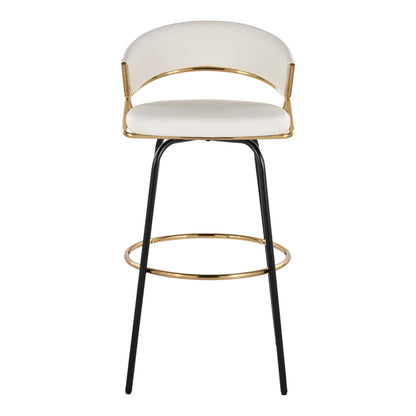 Majestic Office Furniture 30" Fixed-Height Barstool - Set of 2