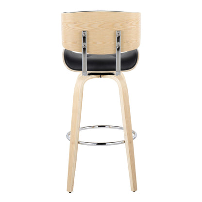 Majestic Office Furniture 30" Fixed-Height Barstool - Set of 2