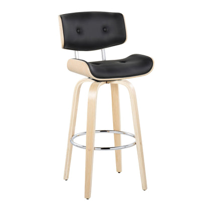 Majestic Office Furniture 30" Fixed-Height Barstool - Set of 2