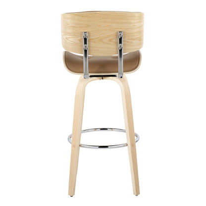 Majestic Office Furniture 30" Fixed-Height Barstool - Set of 2
