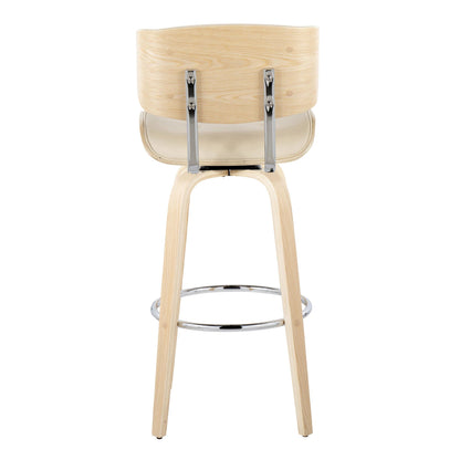Majestic Office Furniture 30" Fixed-Height Barstool - Set of 2