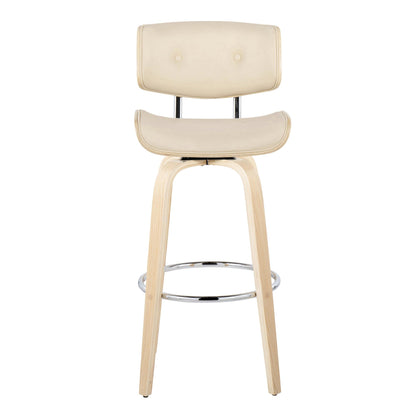 Majestic Office Furniture 30" Fixed-Height Barstool - Set of 2