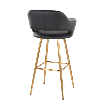 Majestic Office Furniture 30" Fixed-Height Barstool - Set of 2