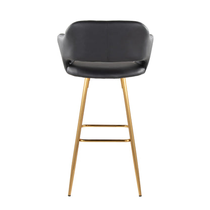 Majestic Office Furniture 30" Fixed-Height Barstool - Set of 2