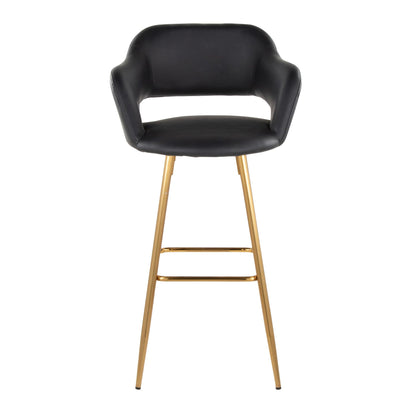Majestic Office Furniture 30" Fixed-Height Barstool - Set of 2
