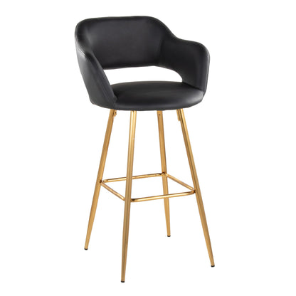 Majestic Office Furniture 30" Fixed-Height Barstool - Set of 2