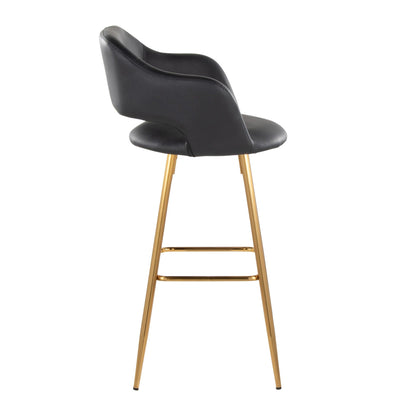 Majestic Office Furniture 30" Fixed-Height Barstool - Set of 2