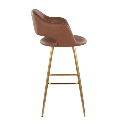 Majestic Office Furniture 30" Fixed-Height Barstool - Set of 2
