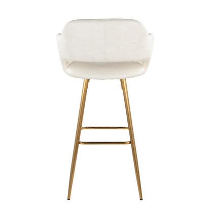 Majestic Office Furniture 30" Fixed-Height Barstool - Set of 2