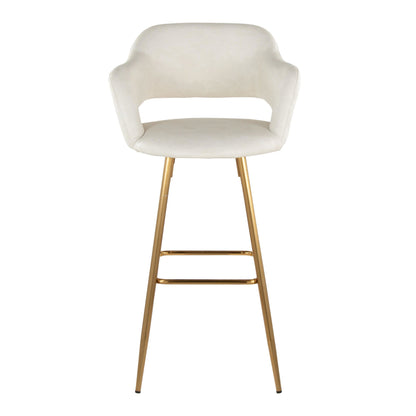 Majestic Office Furniture 30" Fixed-Height Barstool - Set of 2