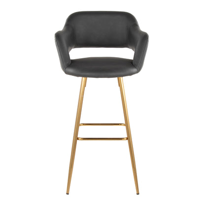 Majestic Office Furniture 30" Fixed-Height Barstool - Set of 2