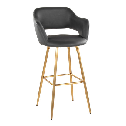 Majestic Office Furniture 30" Fixed-Height Barstool - Set of 2