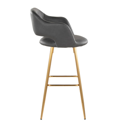 Majestic Office Furniture 30" Fixed-Height Barstool - Set of 2