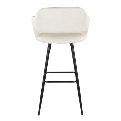 Majestic Office Furniture 30" Fixed-Height Barstool - Set of 2