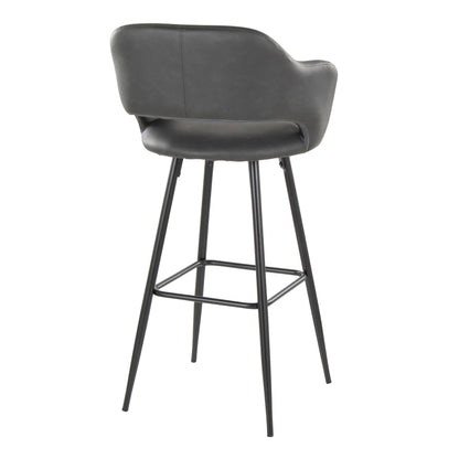 Majestic Office Furniture 30" Fixed-Height Barstool - Set of 2