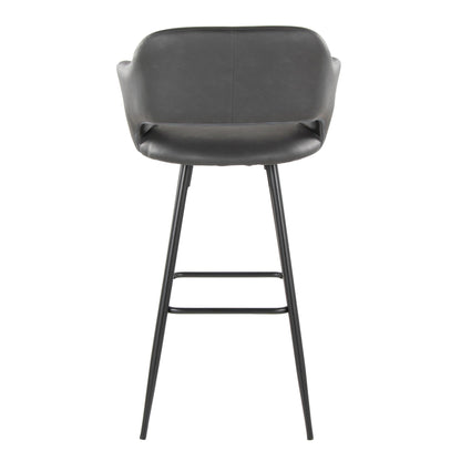 Majestic Office Furniture 30" Fixed-Height Barstool - Set of 2