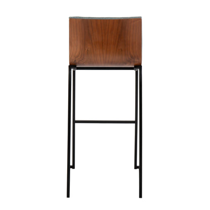 Majestic Office Furniture Mara 30" Fixed-Height Barstool - Set of 2