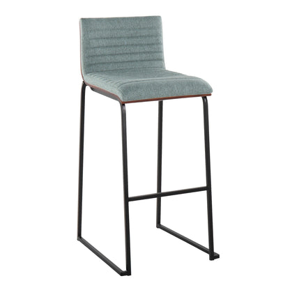 Majestic Office Furniture Mara 30" Fixed-Height Barstool - Set of 2