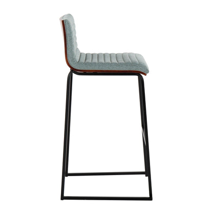 Majestic Office Furniture Mara 30" Fixed-Height Barstool - Set of 2