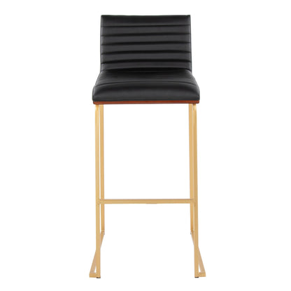 Lumisource Mason Mara 30" Fixed-Height Barstool - Set of 2