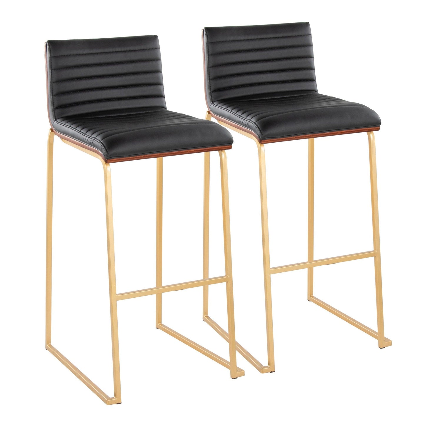 Lumisource Mason Mara 30" Fixed-Height Barstool - Set of 2