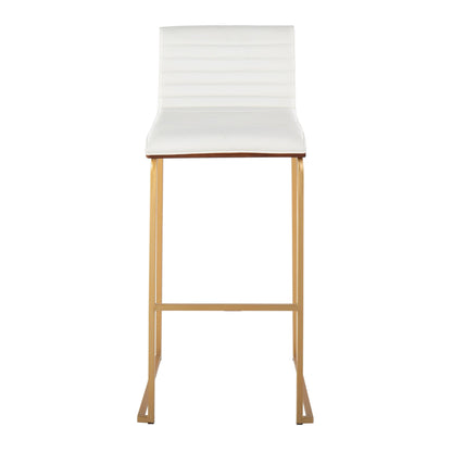 Lumisource Mason Mara 30" Fixed-Height Barstool - Set of 2