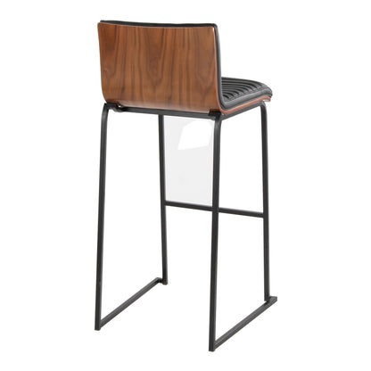 Lumisource Mason Mara 30" Fixed-Height Barstool - Set of 2