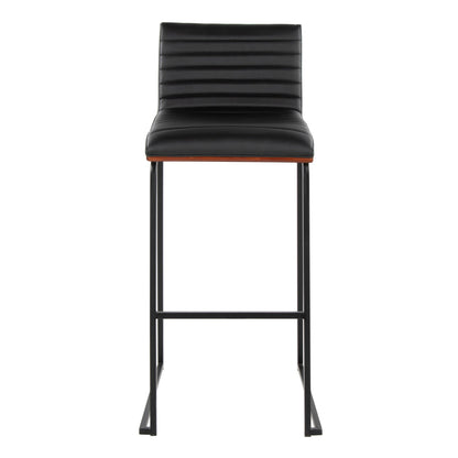 Lumisource Mason Mara 30" Fixed-Height Barstool - Set of 2