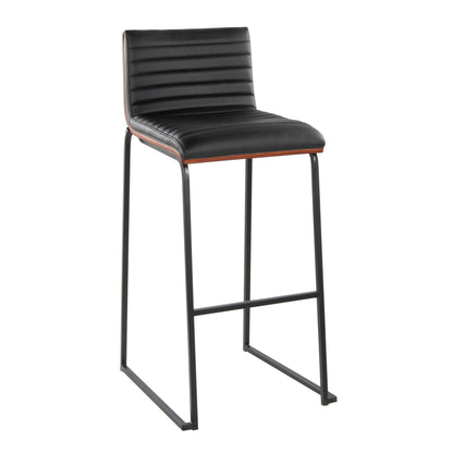 Lumisource Mason Mara 30" Fixed-Height Barstool - Set of 2