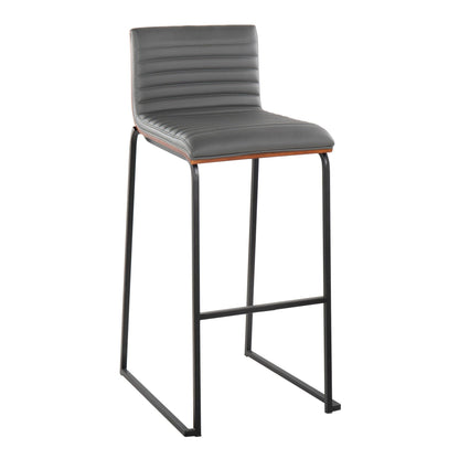 Lumisource Mason Mara 30" Fixed-Height Barstool - Set of 2