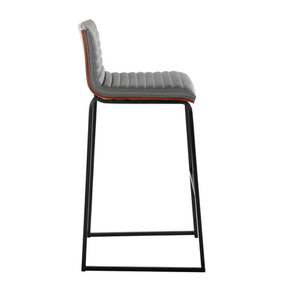 Lumisource Mason Mara 30" Fixed-Height Barstool - Set of 2