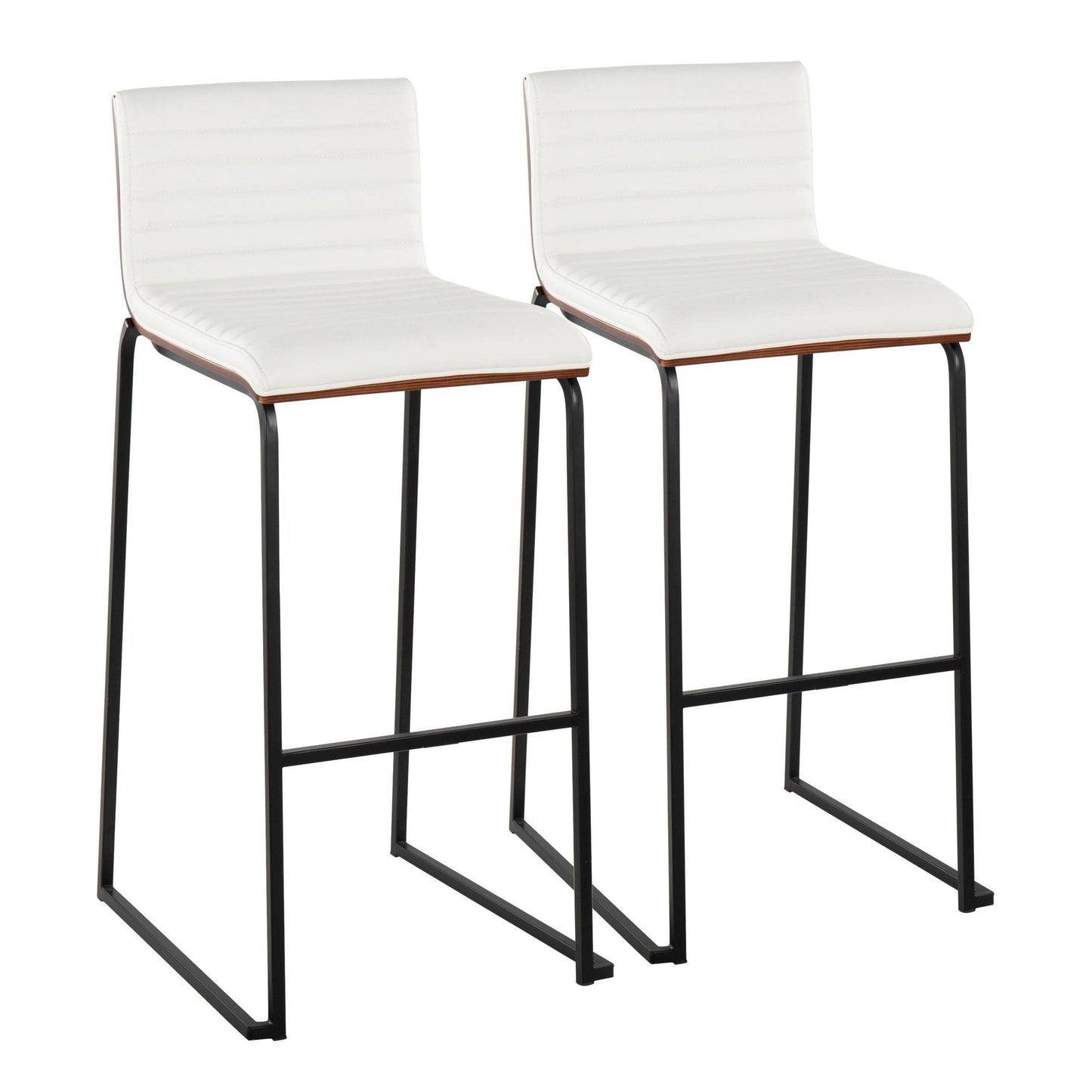Lumisource Mason Mara 30" Fixed-Height Barstool - Set of 2