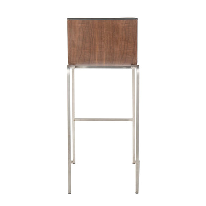 Lumisource Mason Mara 30" Fixed-Height Barstool - Set of 2
