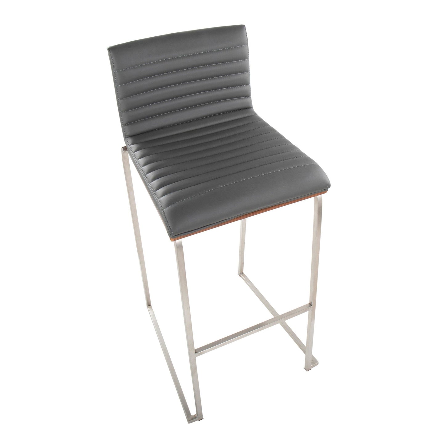 Lumisource Mason Mara 30" Fixed-Height Barstool - Set of 2