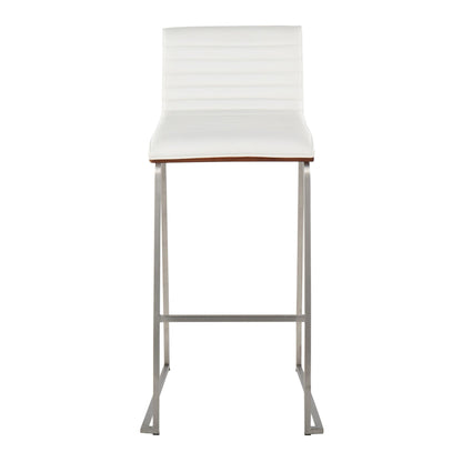 Lumisource Mason Mara 30" Fixed-Height Barstool - Set of 2