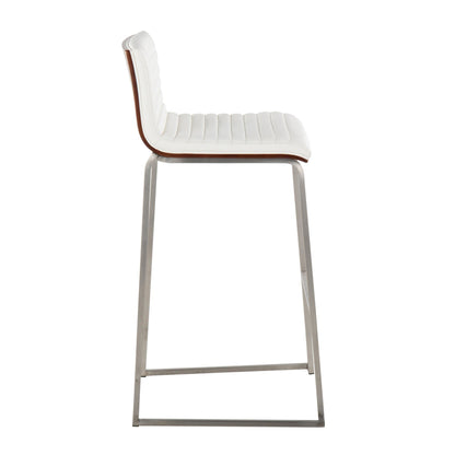 Lumisource Mason Mara 30" Fixed-Height Barstool - Set of 2