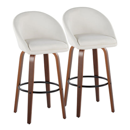 Majestic Office Furniture Highback 30" Fixed-Height Barstool - Set of 2