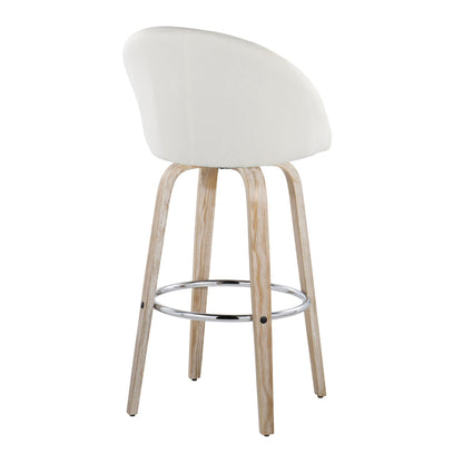Majestic Office Furniture Highback 30" Fixed-Height Barstool - Set of 2