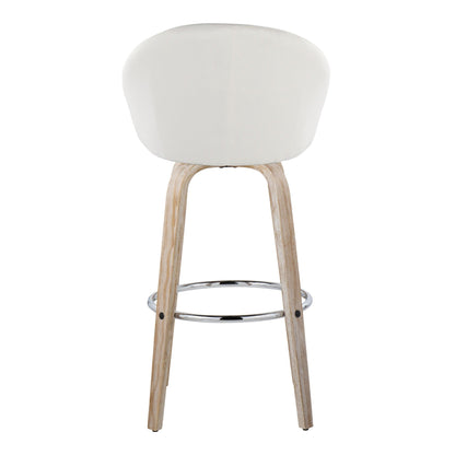 Majestic Office Furniture Highback 30" Fixed-Height Barstool - Set of 2