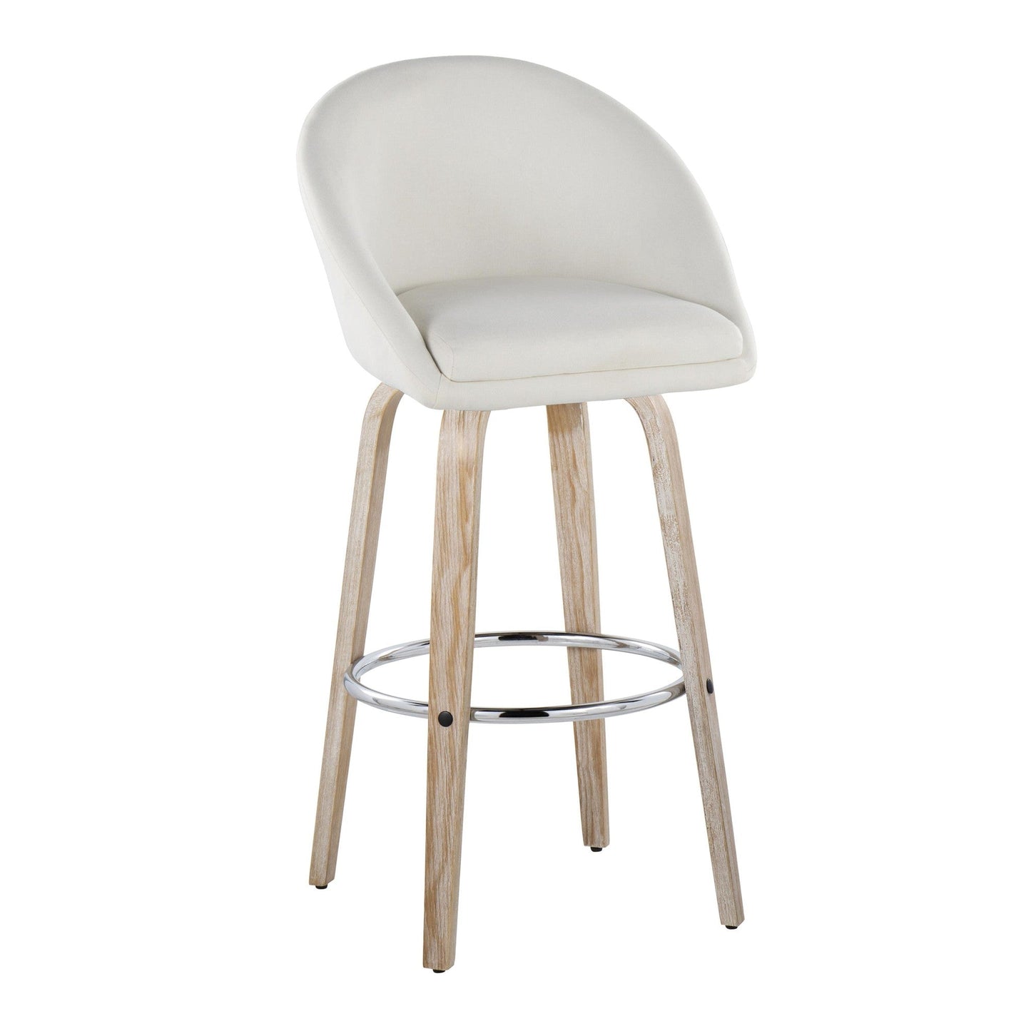Majestic Office Furniture Highback 30" Fixed-Height Barstool - Set of 2
